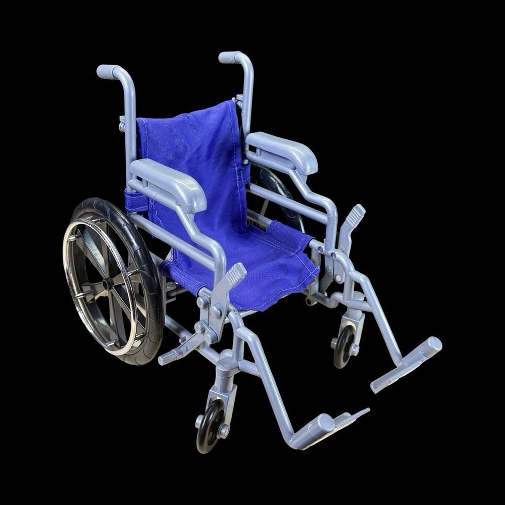 Folding Wheelchair For 18" Dolls Toys R Us Purple Pretend Play‎